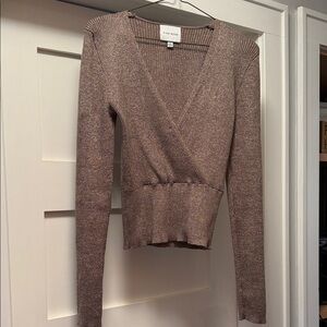 Pink Rose Women's Brown Sweater